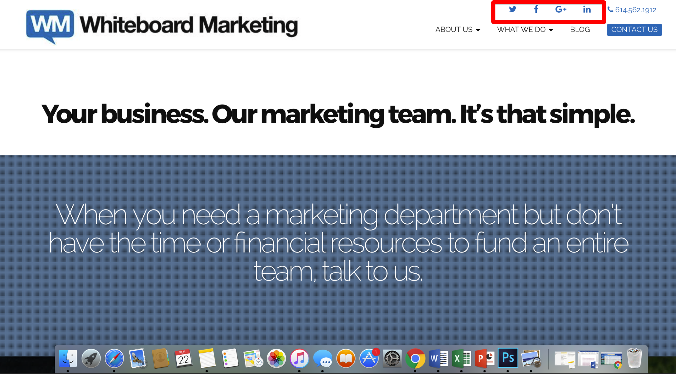 Whiteboard Marketing screenshot