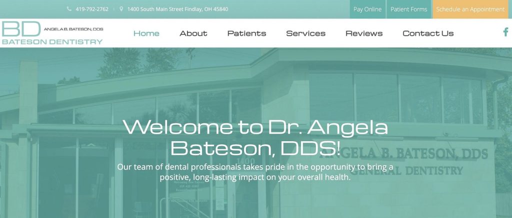 Homepage of Angela Bateson, DDS