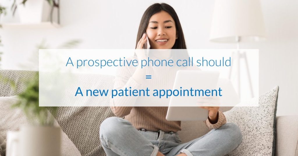 new patient appointment calls